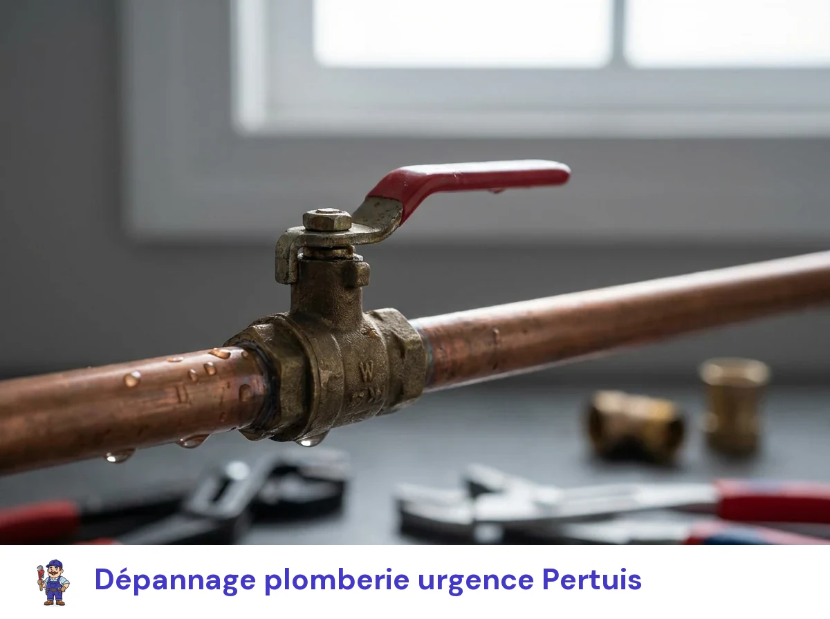 Dépannage plomberie urgence à Pertuis