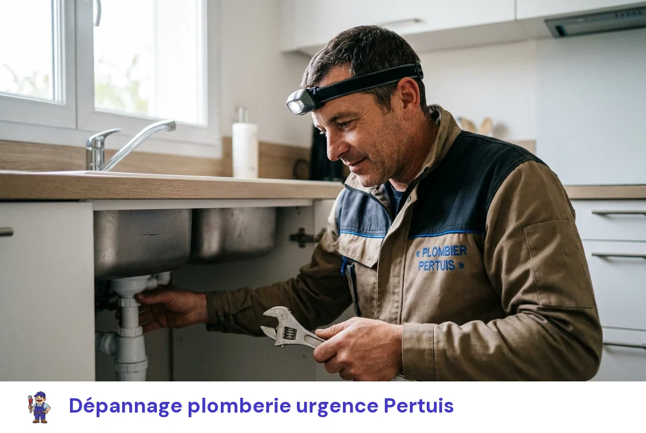 Dépannage plomberie urgence à Pertuis