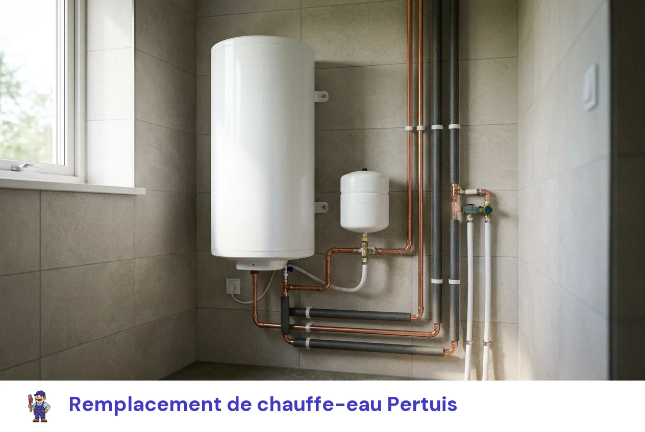 Remplacement de chauffe-eau à Pertuis