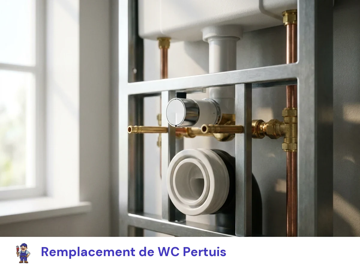 Remplacement de WC à Pertuis